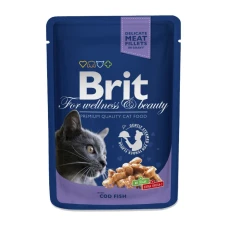 Brit Premium Шматочки з тріскою для кішок