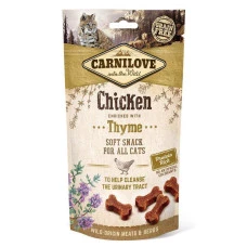 Carnilove Chicken with Thyme Ласощі для кішок курка і чебрець для очищення сечовивідних шляхів 50 г