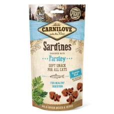 Carnilove Sardine with Parsley Ласощі для кішок з сардинами і петрушкою для чутливого травлення 50 г
