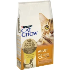 Cat Chow Adult для взрослых котов с курицей и индейкой