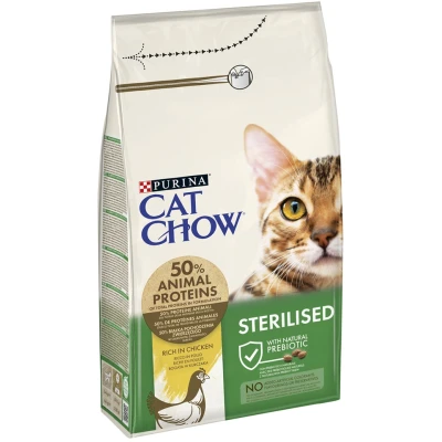 купити Cat Chow Sterilized корм для стерилізованих кішок та кастрованих котів в Одеси