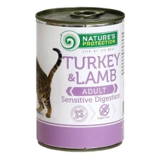 Nature's Protection Sensitive Digestion Turkey&Lamb Вологий корм з індичатиною, ягнятиною для кішок з чутливим травленням