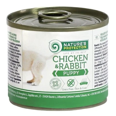 купити Nature's Protection Puppy chicken & rabbit Вологий корм для цуценят всіх порід з курятиною та кролятиною в Одеси