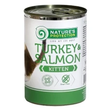 Nature's Protection Kitten Turkey&Salmon Вологий корм для кошенят з індичкою та лососем