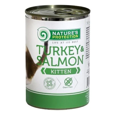 купити Nature's Protection Kitten Turkey&Salmon Вологий корм для кошенят з індичкою та лососем в Одеси