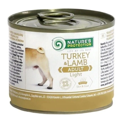 купити Nature's Protection Adult Light Turkey&Lamb Вологий корм для дорослих собак схильних повноти з індичкою та ягнятиною в Одеси
