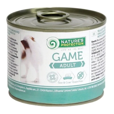 купити Nature's Protection Adult Game Вологий корм для дорослих собак всіх порід з дичиною в Одеси