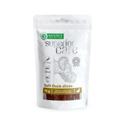 купить Nature's Protection Superior Care Snacks For Dogs Soft Duck Slices Лакомство для собак, сушеная утка, полоски в Одессы