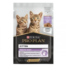 PRO PLAN Junior корм для кошенят шматочки індички в паштеті, пауч, 85г