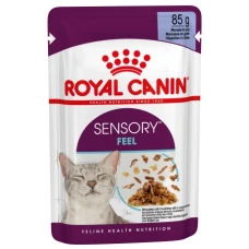 Royal Canin Sensory Feel Jelly dологий корм з м'ясом, що стимулює дотикові рецептори ротової порожнини (шматочки в желе) 