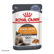 Royal Canin Hair & Skin Care wet in jelly Вологий корм (шматочки в желе) для підтримки здоров'я шкіри та краси шерсті у котів (від 12 місяців)