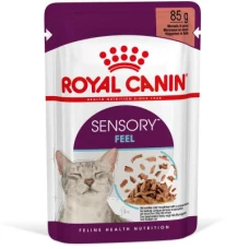 Royal Canin Sensory Feel Gravy dологий корм з м'ясом, що стимулює дотикові рецептори ротової порожнини (шматочки в соусі) 