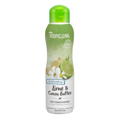 купити TropiClean (Тропіклін) Lime & Cocoa Butter Кондиціонер для зменшення линьки у собак і котів в Одеси