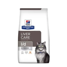 Hill's (Хіллс) Feline L/D рекомендується при хворобах печінки, ліпідозах печінки, печінкової енцефалопатії