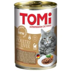TOMi Superpremium ПТИЦЯ ПЕЧІНКА (poultry & liver) консерви для котів