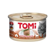 TOMi Superpremium ІНДИЧКА (Turkey) мус для котів