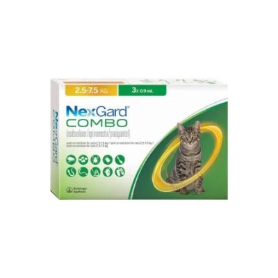 купити NexGard Combo (НексГард Комбо) - Краплі протипаразитарні на холку від бліх, кліщів та гельмінтів для котів, ціна вказана за 1 піпетку в Одеси