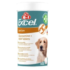 8in1 (8в1) Vitality Excel Glucosamine + MSM для цуценят та дорослих собак для суглобів