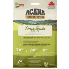 Acana Grasslands Dog Recipe для собак усіх порід і вікових груп з м'ясом ягняти, качки та риби