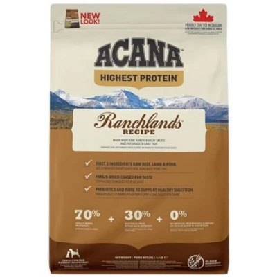купити Acana Ranchlands Dog Recipe для собак усіх порід і віку з м'ясом яловичини, ягня та свининою в Одеси