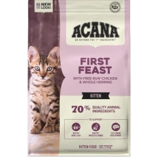 Acana First Feast Kitten корм для кошенят з м'ясом курчат та цільним оселедцем