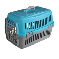 Переноска AnimAll CNR-102 для котів і собак, сіро-блакитна