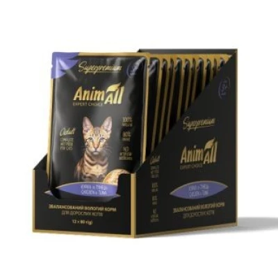купити AnimAll вологий корм для котів Тунець з куркою в Одеси
