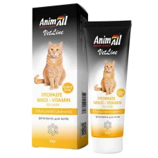 AnimAll VetLine (ЕнімАлл ВетЛайн) Fitopaste Multi-vitamin - Мультивітамінна фітопаста для котів 