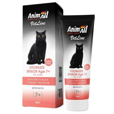 купити AnimAll VetLine (ЕнімАлл ВетЛайн) Fitopaste Senior Age 7+ Cats - Фітопаста для котів старше 7 років в Одеси