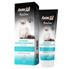 AnimAll VetLine (ЕнімАлл ВетЛайн) Fitopaste Gastro-intestinal - Фітопаста для нормалізації роботи шлунково-кишкового тракту у котів