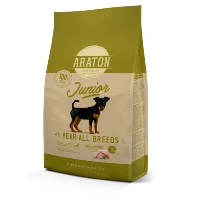 купити ARATON JUNIOR All Breeds Повноцінний сухий корм для цуценят усіх порід в Одеси