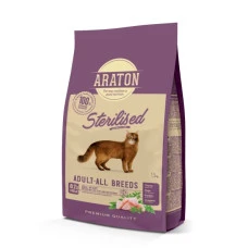 ARATON STERILISED Adult All Breeds Повноцінний сухий корм для стерилізованих котів