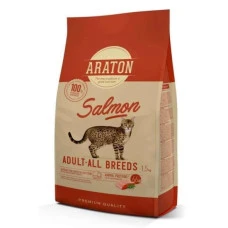 ARATON SALMON Adult All Breeds Повноцінний сухий корм з лососем для дорослих котів