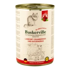 Baskerville (Баскервіль) вологий корм для котів зі смаком ягня, журавлини і котячої м'яти