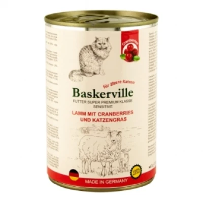купити Baskerville (Баскервіль) вологий корм для котів зі смаком ягня, журавлини і котячої м'яти в Одеси