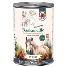 Baskerville DOG Holistic Pferd Баскервіль Холістик Конина з журавлиною вологий корм для собак Baskerville DOG Holistic Pferd Баскервіль Холістик Конина з журавлиною вологий корм для собак