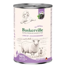 Baskerville DOG Holistic Lamm und Johannisbeeren Баскервіль Холістик Ягня і смородина вологий корм для цуценят