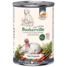 Baskerville Баськервіль вологий корм для цуценят зі смаком індички
