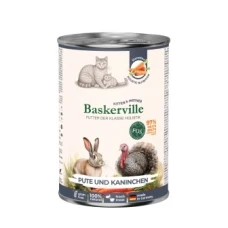 Baskerville (Баскервіль) вологий корм для котів зі смаком індички та кролика