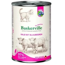 Baskerville CAT Holistic Kalb Mit Blaubeeren Баскервиль Холистик Телятина с черникой влажный корм для котят