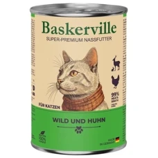 Baskerville CAT Super Premium Wild und Huhn Баскервиль Суперпремиум Оленина с мясом птицы влажный корм для кошек