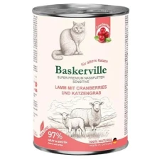 Baskerville CAT Holistic Lamm mit Cranberries Баскервиль Холистик Ягненок с клюквой и кошачьей мятой влажный корм для кошек