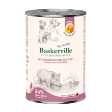 Baskerville DOG Holistic Wildschwein und Ente mit Kürbis Баскервіль Холістік Кабан та качка з гарбузом вологий корм для собак