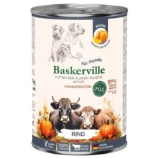 Baskerville DOG Holistic Rind Баскервіль Холістик Яловичина з гарбузом вологий корм для активних собак Baskerville DOG Holistic Rind Баскервіль Холістик Яловичина з гарбузом вологий корм для активних собак