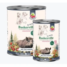 Baskerville DOG Holistic Wildschwein Баскервіль Холістик Дикий кабан з малиною вологий корм для собак