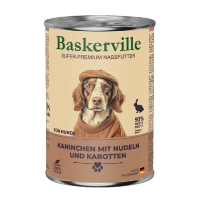 купити Baskerville DOG Super Premium Kaninchen mit Nudeln und Karotten Баскервіль Суперпреміум Кролик з вермішеллю та морквою вологий корм для собак в Одеси