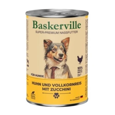 купити Baskerville DOG Super Premium Huhn und Vollkornreis und Zucchini Баскервіль Суперпреміум Півень з рисом та цукіні вологий корм для собак в Одеси