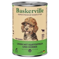 Baskerville DOG Super Premium Lamm mit Kartoffeln und Kürbis Баскервіль Суперпреміум Баранина з картоплею та гарбузом вологий корм для собак