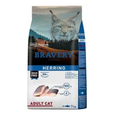 Bravery Cat Adult Herring Сухий корм з оселедцем для дорослих котів та кішок