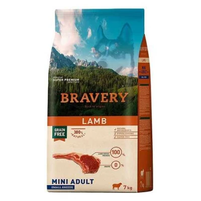 купити BRAVERY Mini Adult Lamb Сухий корм з ягням для дрібних порід собак в Одеси